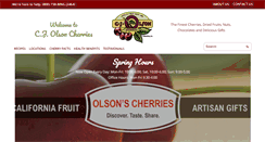 Desktop Screenshot of cjolsoncherries.com